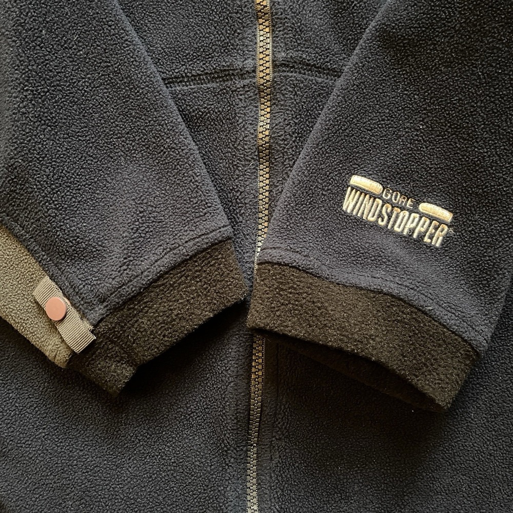 VTG The North Face GORE Windstopper Fleece Jacket Navy Blue 90s Outdoor Size XL - Picture 3 of 14